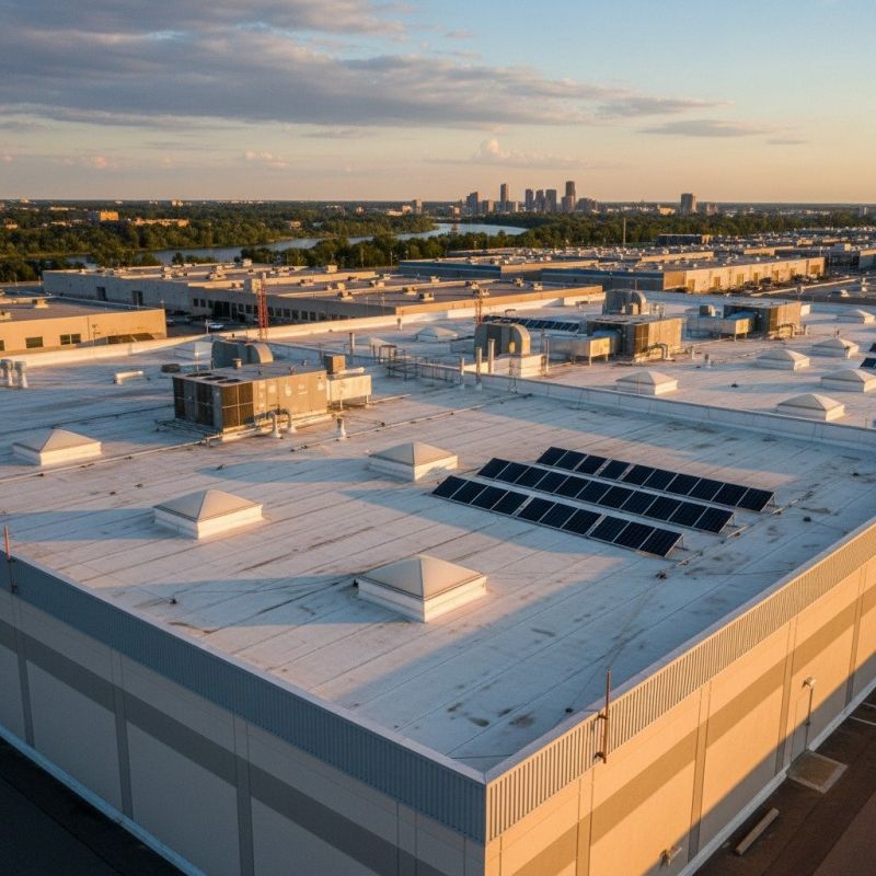 Commercial Roof Replacement detail